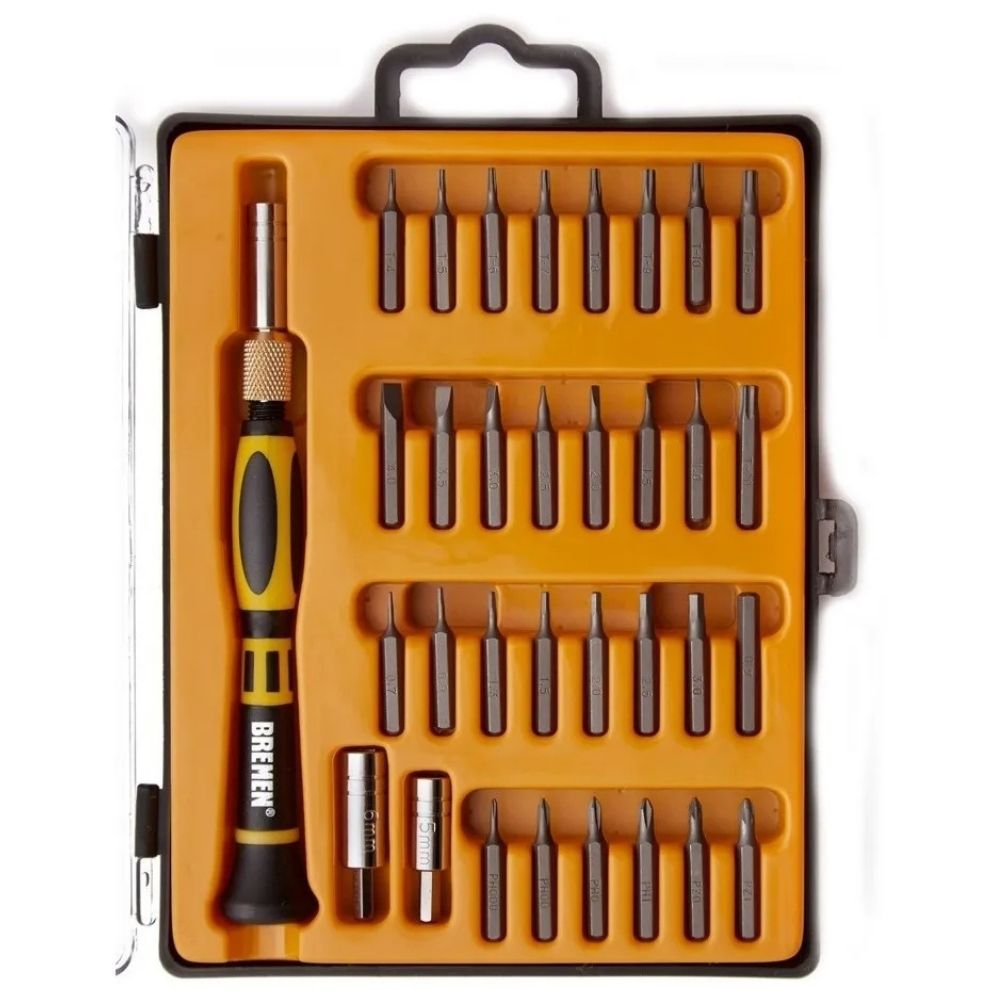 Juego set de puntas de precisión Bremen 5161. 34 piezas