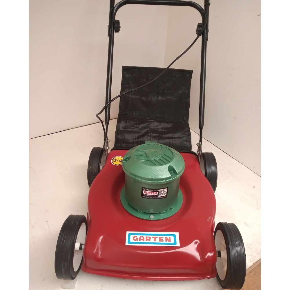 Cortadora de césped eléctrica Garten 3/4 Hp con bolsa de descarga