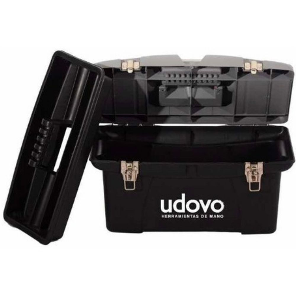 Caja de herramientas plástica con cierre metálico Udovo 20100