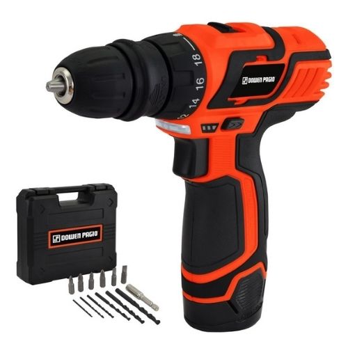 Taladro atornillador a batería DOWEN PAGIO 12V Li-ion