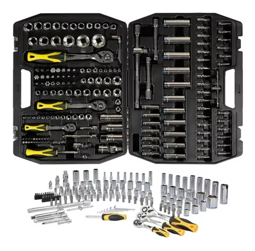 Juego de Bocallaves CROSSMASTER 171 piezas – Encastre 1/4″ – 1/2″ - 3/8″