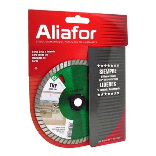 Disco diamantado ALIAFOR TRF 4,5" para porcelanato