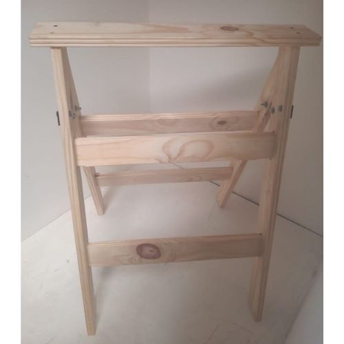 Caballete de madera reforzado