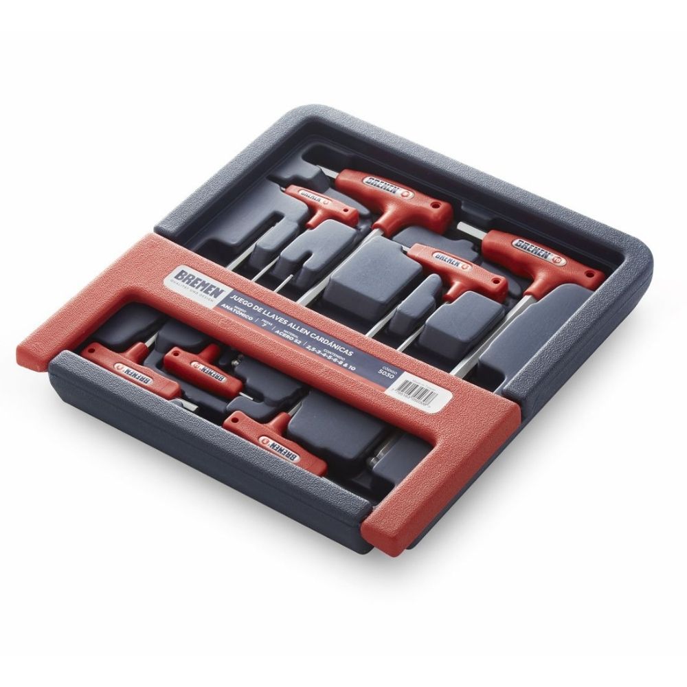 Juego de Llaves Allen BREMEN con mango anatómico