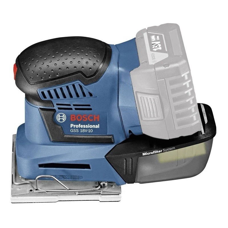 Lijadora orbital a batería BOSCH GSS 18V-10