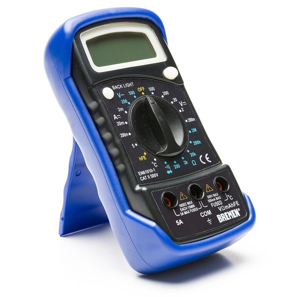 Multímetro Digital BREMEN con Medidor de Temperatura