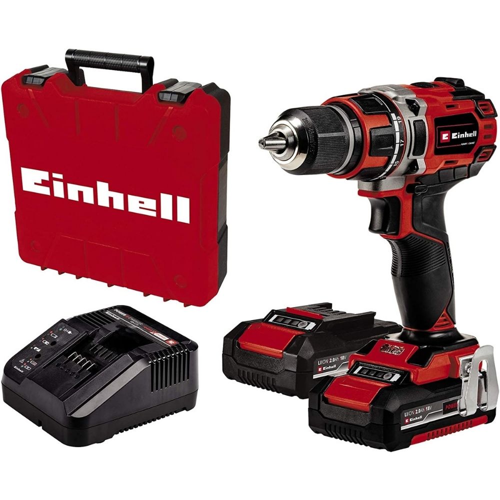 Taladro Percutor inalámbrico EINHELL TE-CD 18/50 Li-i Kit