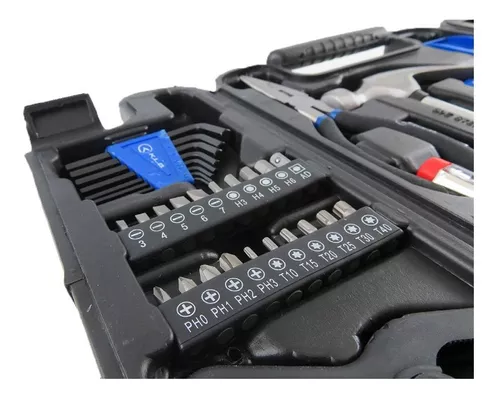 Set de herramientas 130 piezas con maletín plegable – KLD 1840