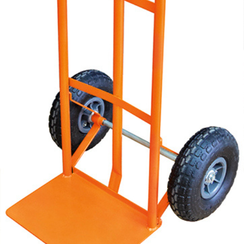 Carro de dos ruedas neumaticas OXEN 150kg Naranja