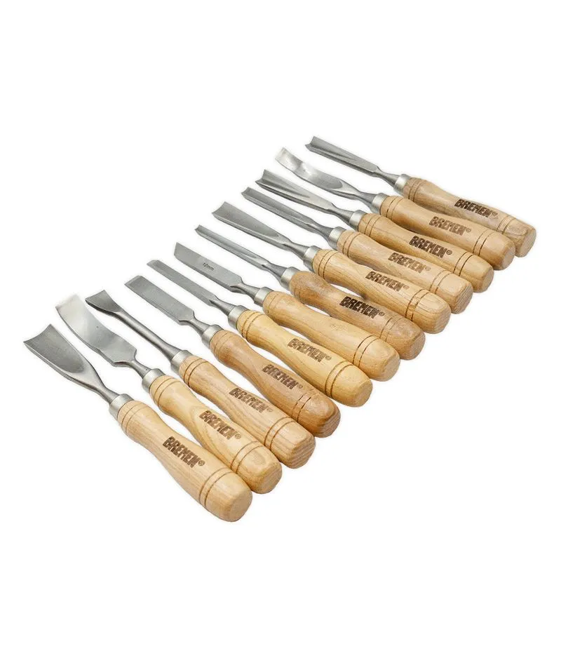 Juego de gubias BREMEN en maletín de madera