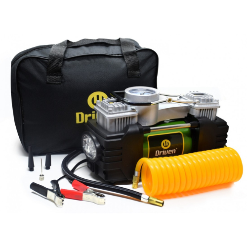 Compresor de aire DRIVEN 12v doble pistón