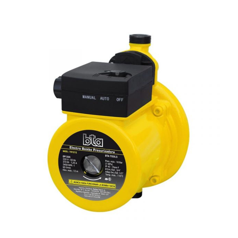 Electrobomba Presurizadora BTA 270W