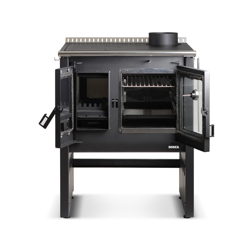 Cocina a Leña Bosca Ares 70 – 8,5 kW con horno 39,5 l