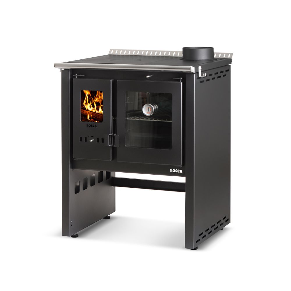 Cocina a Leña Bosca Ares 70 – 8,5 kW con horno 39,5 l