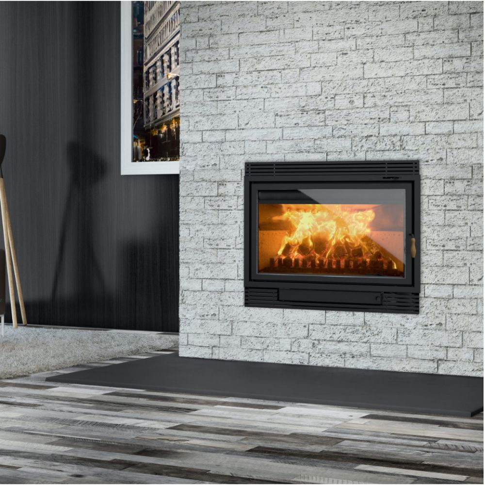 Chimenea Insertable a Leña Bosca 650 L – 20 kW para hasta 180 m²