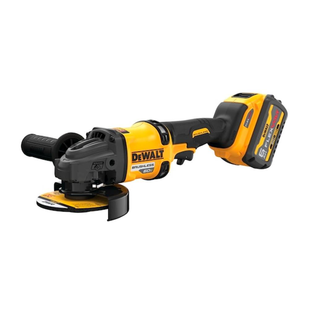 Amoladora Angular Inalámbrica DEWALT 60V Max KIT