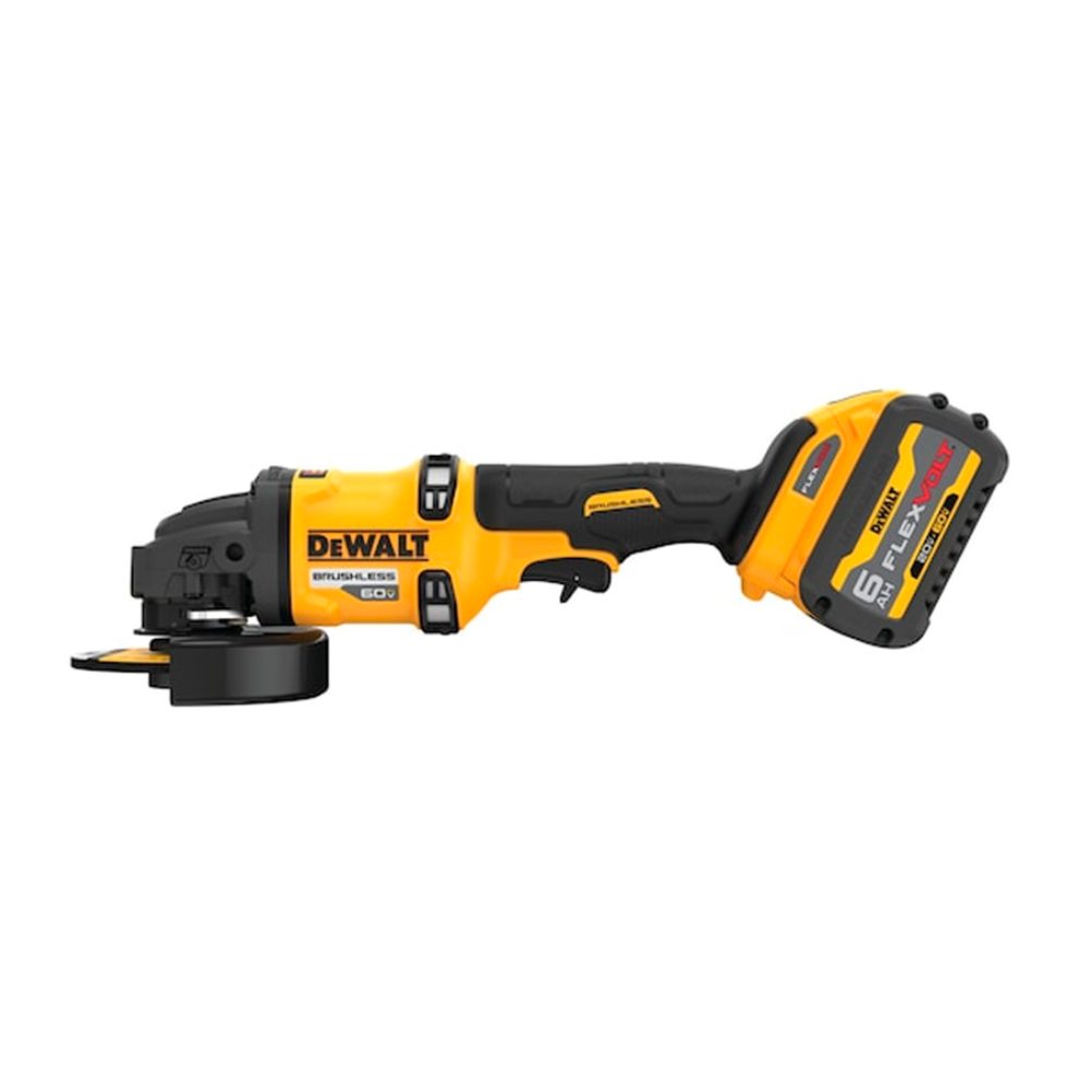 Amoladora Angular Inalámbrica DEWALT 60V Max KIT