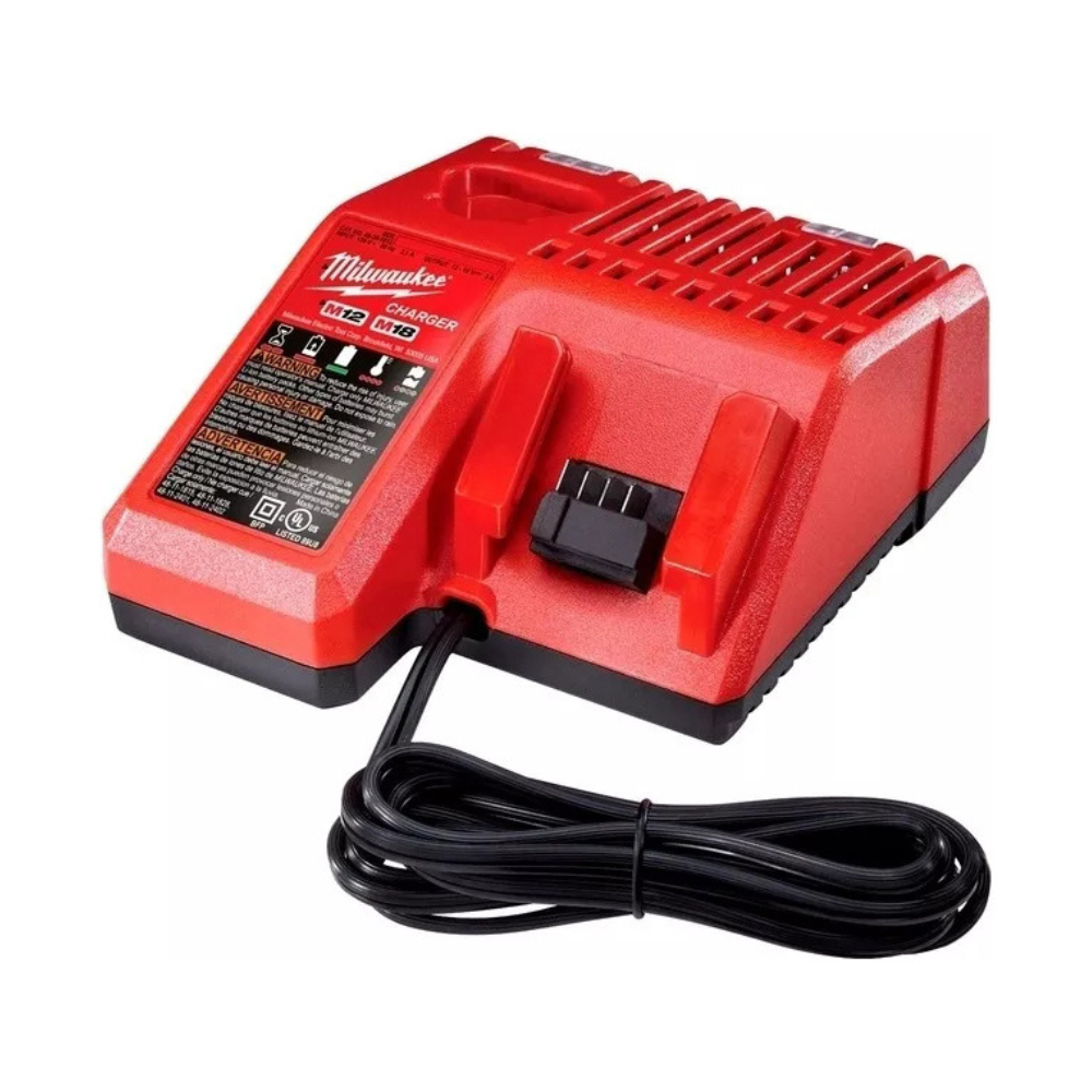 Cargador Doble Bateria MILWAUKEE M18 M12 4819-59a