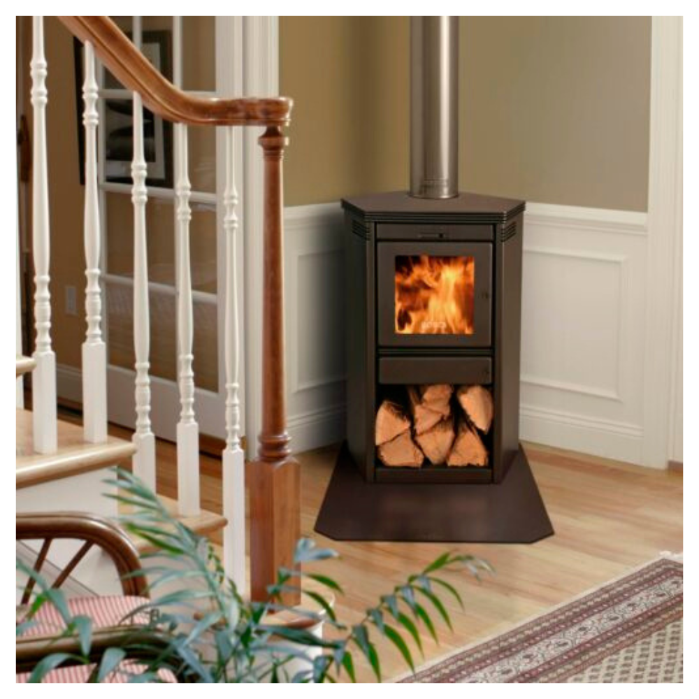 Estufa a Leña Bosca Aresta 380 – 10 kW para hasta 120 m²