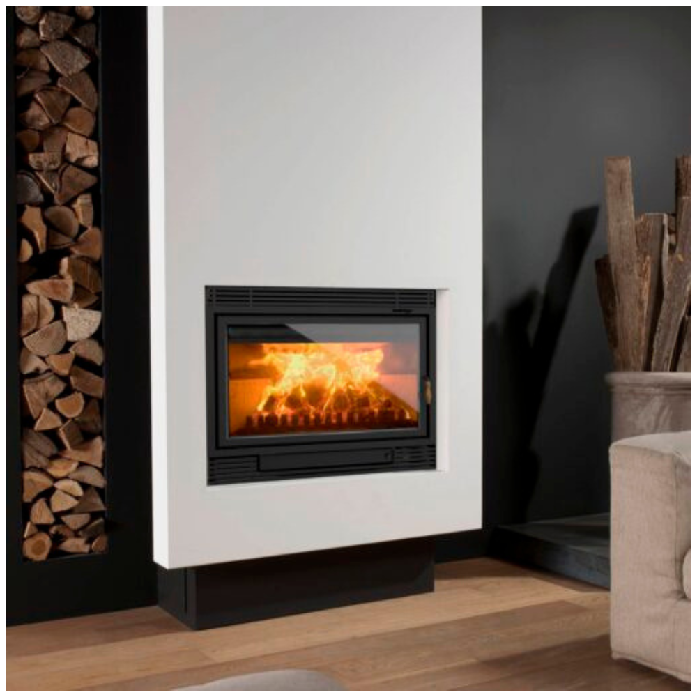 Chimenea Insertable a Leña Bosca 850 – 27 kW para hasta 220 m²
