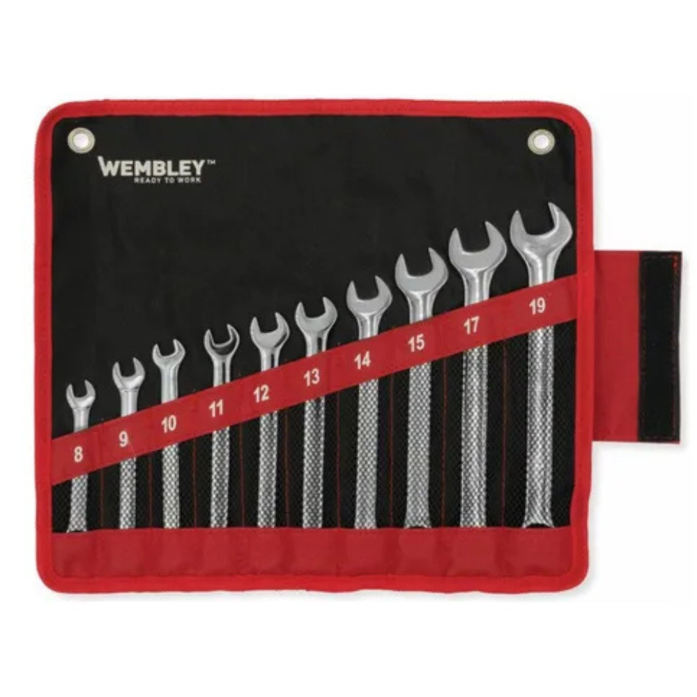 Juego Llaves Combinadas WEMBLEY 10 Piezas 8 a 19 Mm
