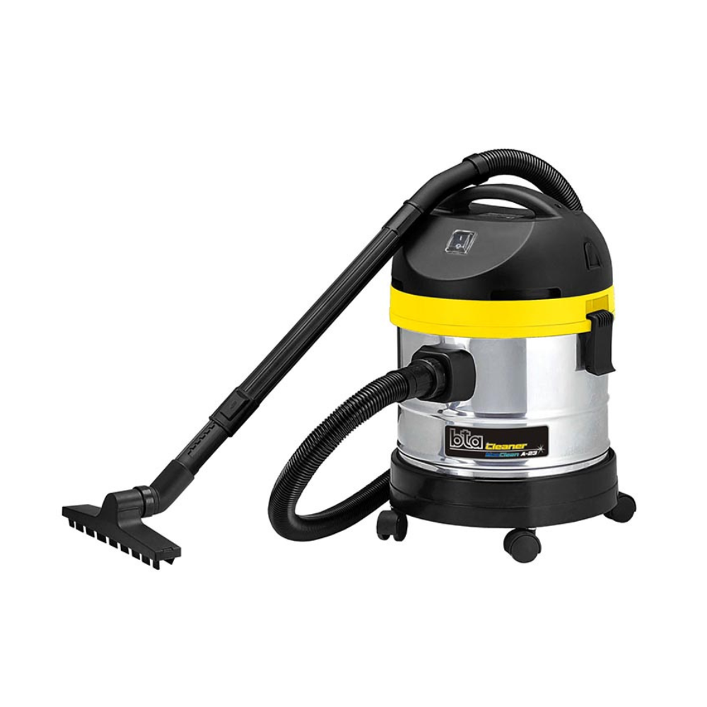 Aspiradora Polvo y Liquido BTA Acero Inoxidable 23lts