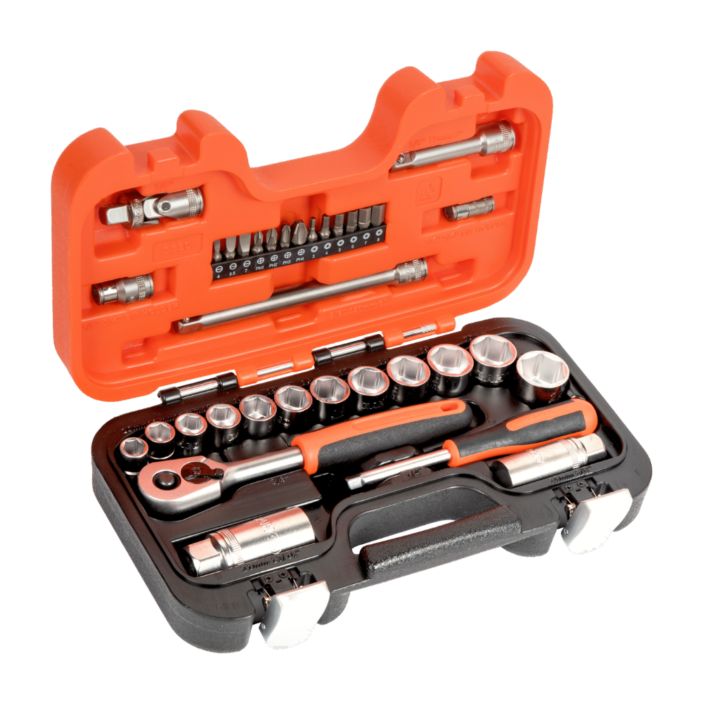 Juego de Bocallaves BAHCO 33 Piezas 1/4''3/8'' S330